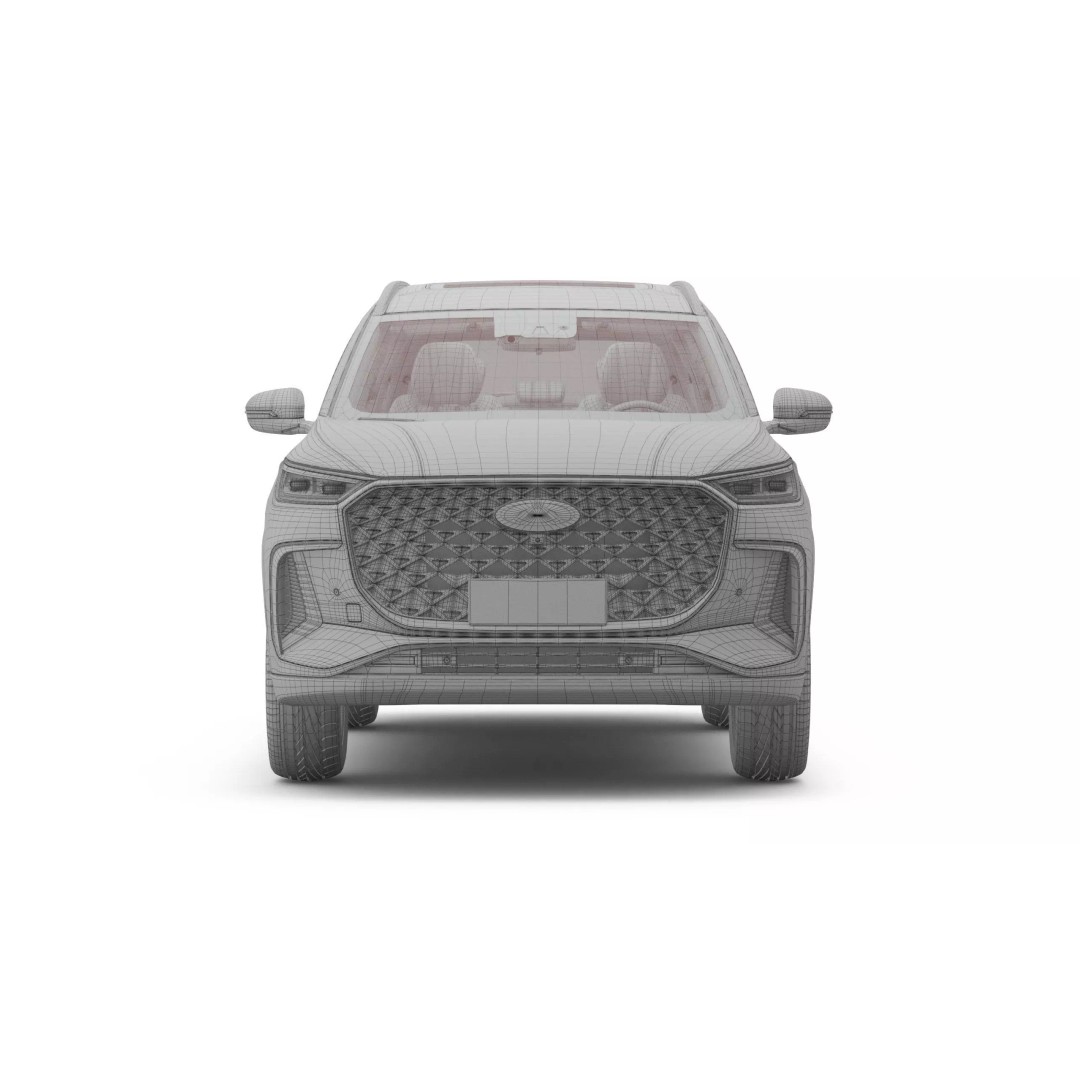 2026 Chery Tiggo 8 3D Model – Detailed SUV Asset, FBX, Blender - View 18
