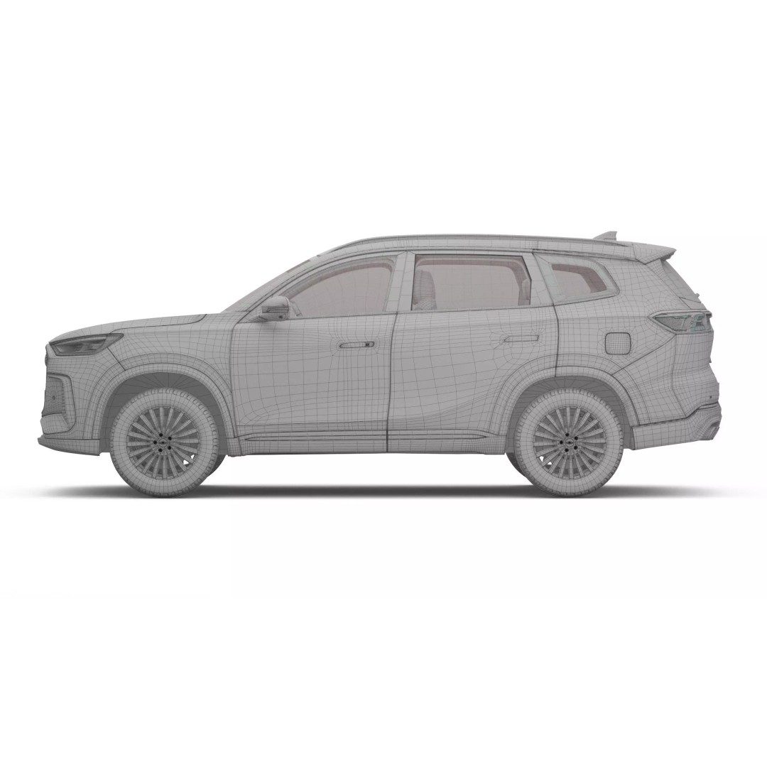 2026 Chery Tiggo 8 3D Model – Detailed SUV Asset, FBX, Blender - View 19