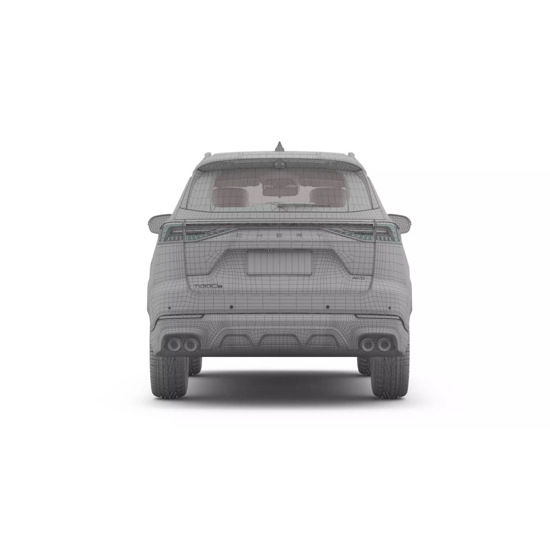 2026 Chery Tiggo 8 3D Model – Detailed SUV Asset, FBX, Blender - View 20
