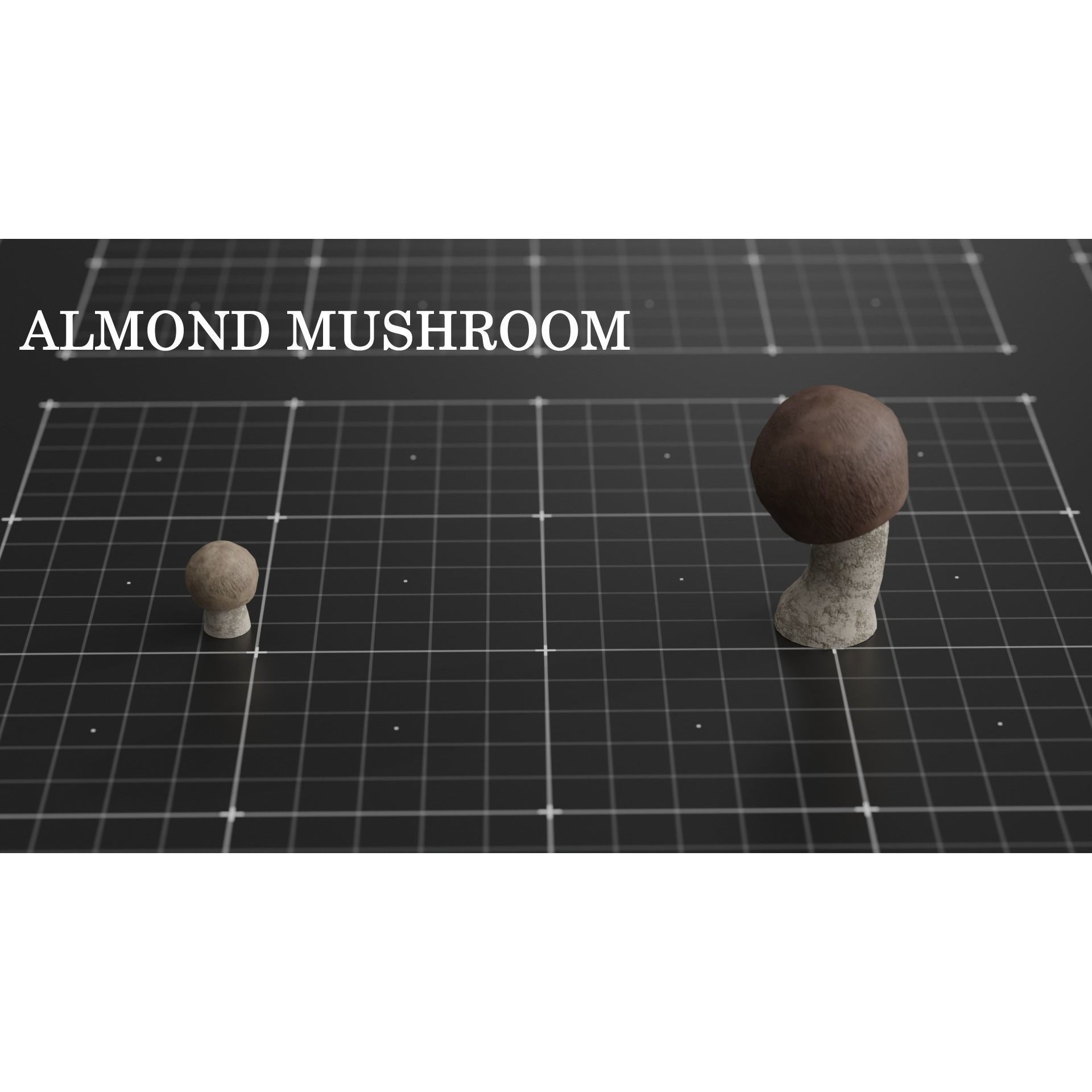 15 Species Mushrooms - Low-Poly Game-Ready 3D Model - View 11