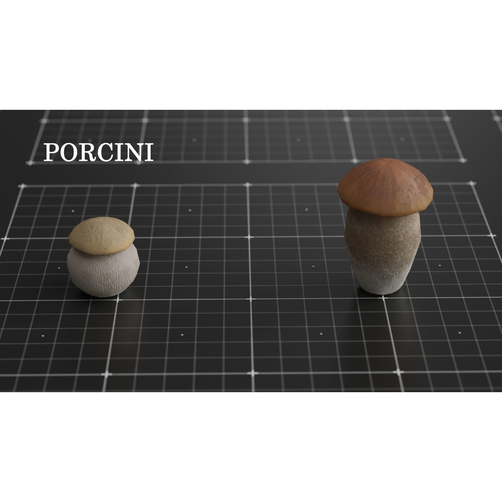 15 Species Mushrooms - Low-Poly Game-Ready 3D Model - View 21