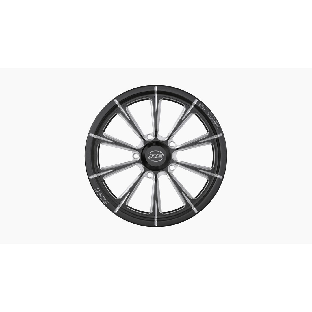 RC Components Exile Drag Front Wheel 3D Model – Low Poly Game Asset, FBX, OBJ - View 3