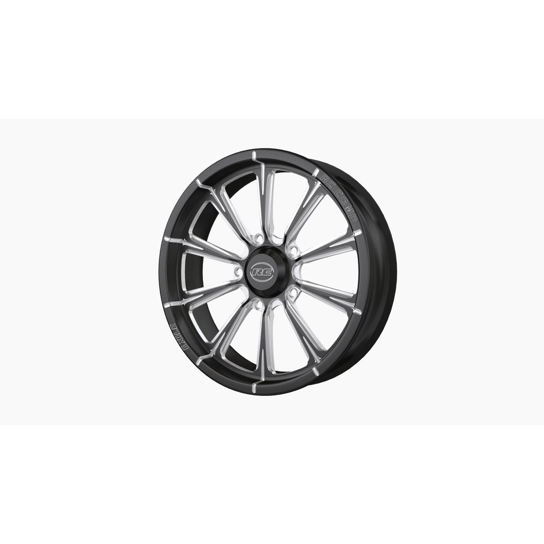 RC Components Exile Drag Front Wheel 3D Model – Low Poly Game Asset, FBX, OBJ - View 4
