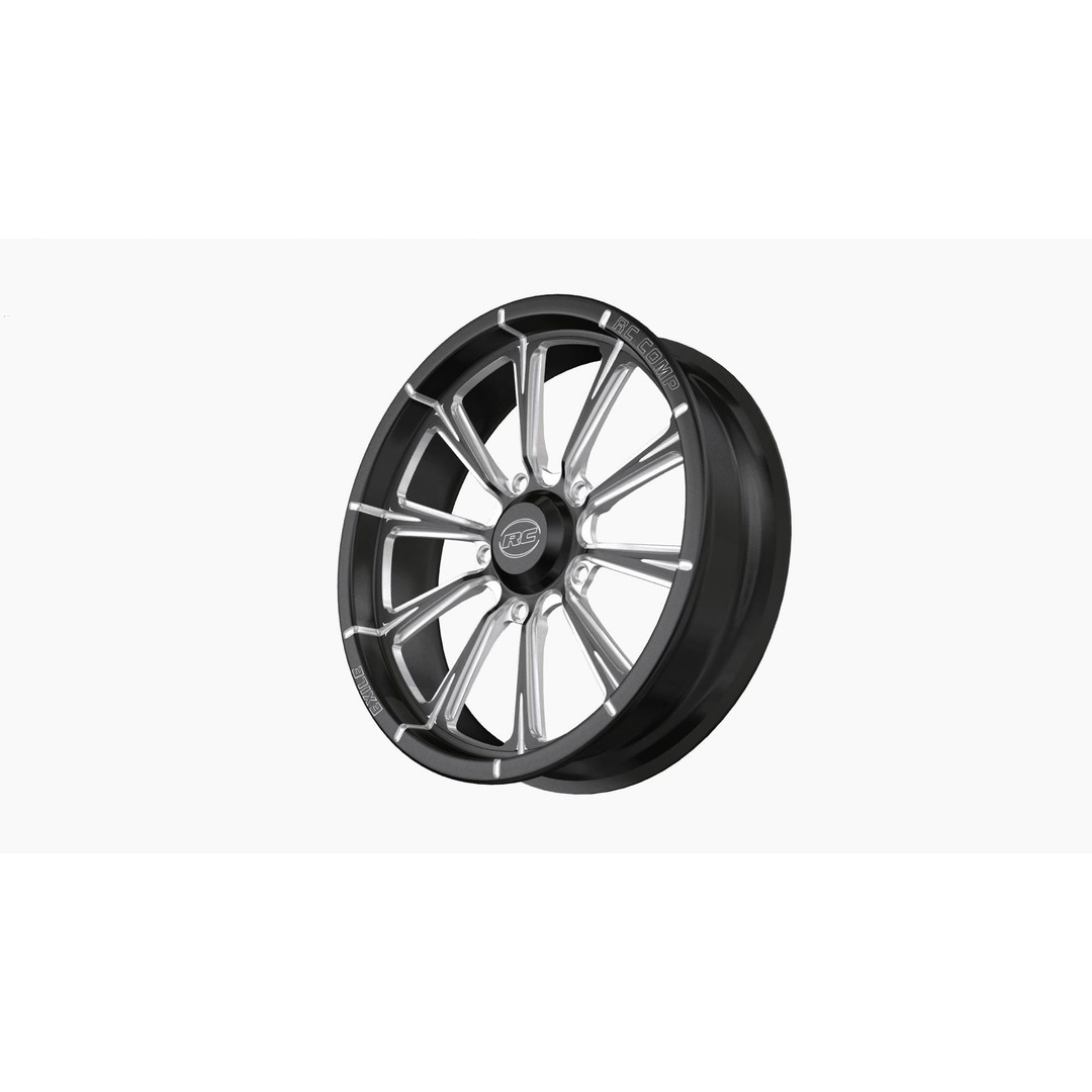RC Components Exile Drag Front Wheel 3D Model – Low Poly Game Asset, FBX, OBJ - View 5