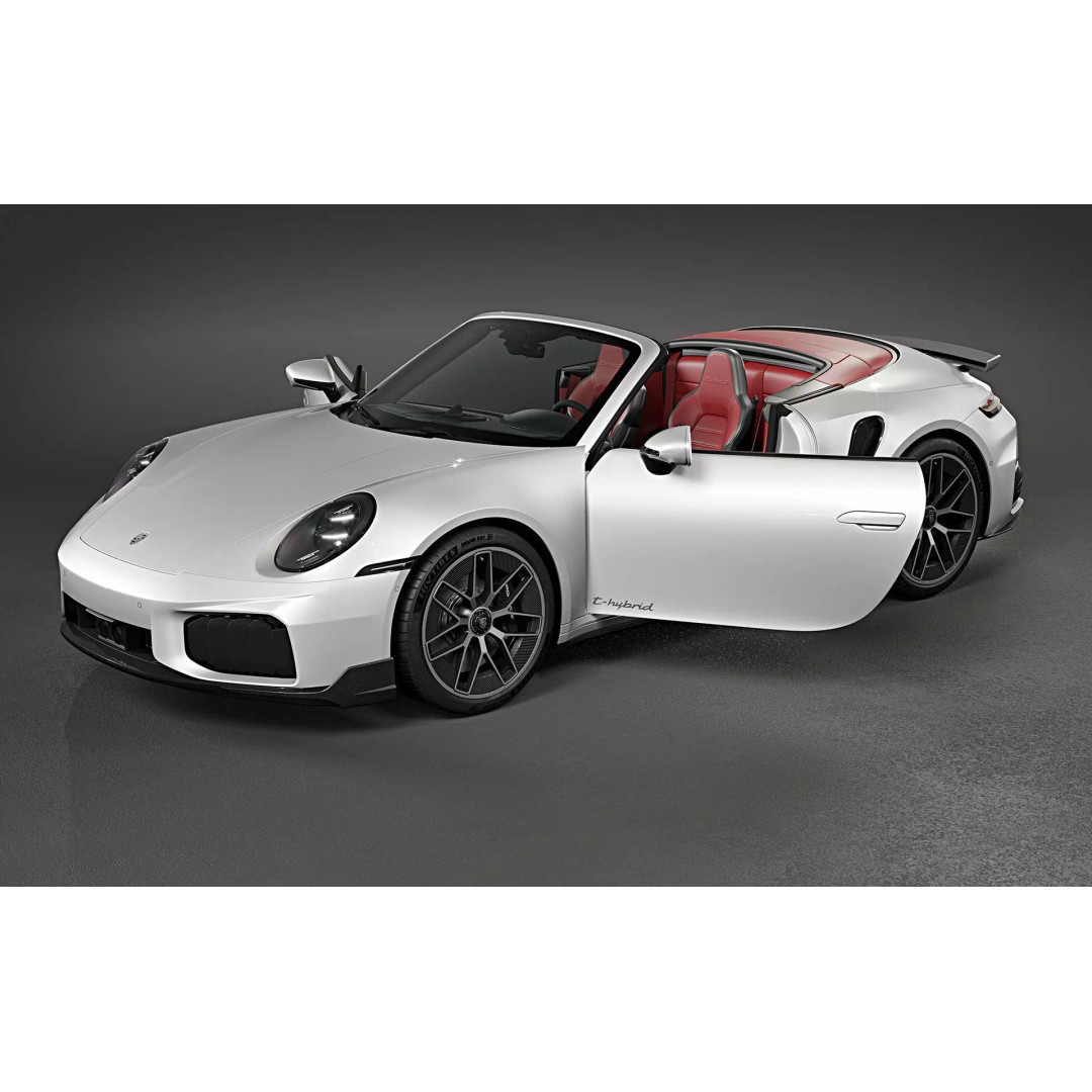 2026 Porsche 911 Turbo S Cabriolet 3D Model – High Poly Game Asset, FBX, OBJ - View 4