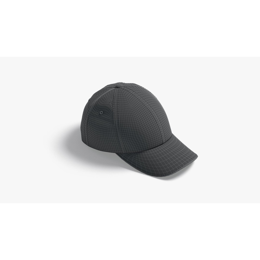Baseball Cap 3D Model – Low Poly Game Asset, PBR Textures, FBX - View 10