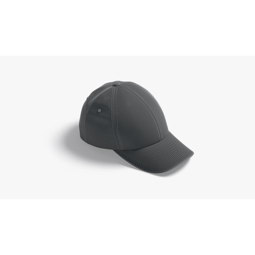 Baseball Cap 3D Model – Low Poly Game Asset, PBR Textures, FBX - View 11