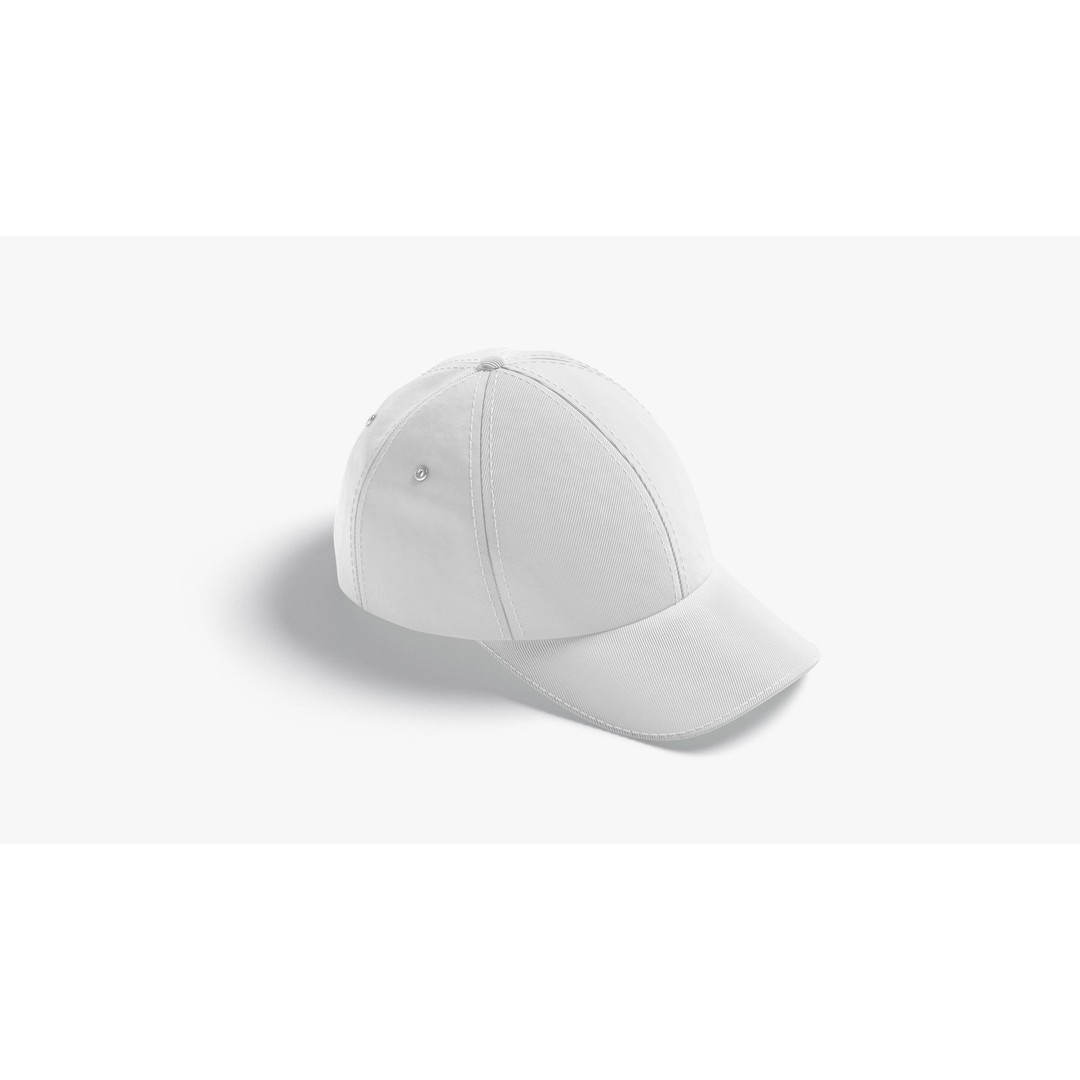 Baseball Cap 3D Model – Low Poly Game Asset, PBR Textures, FBX - View 3