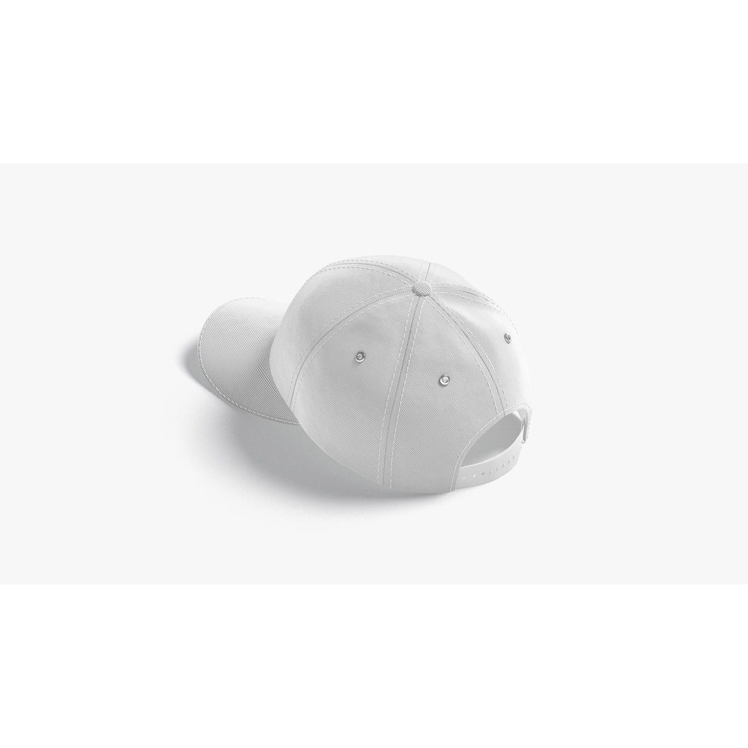 Baseball Cap 3D Model – Low Poly Game Asset, PBR Textures, FBX - View 4