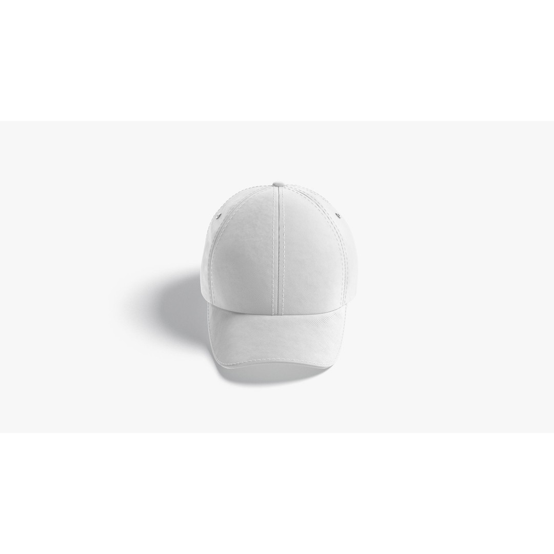 Baseball Cap 3D Model – Low Poly Game Asset, PBR Textures, FBX - View 5