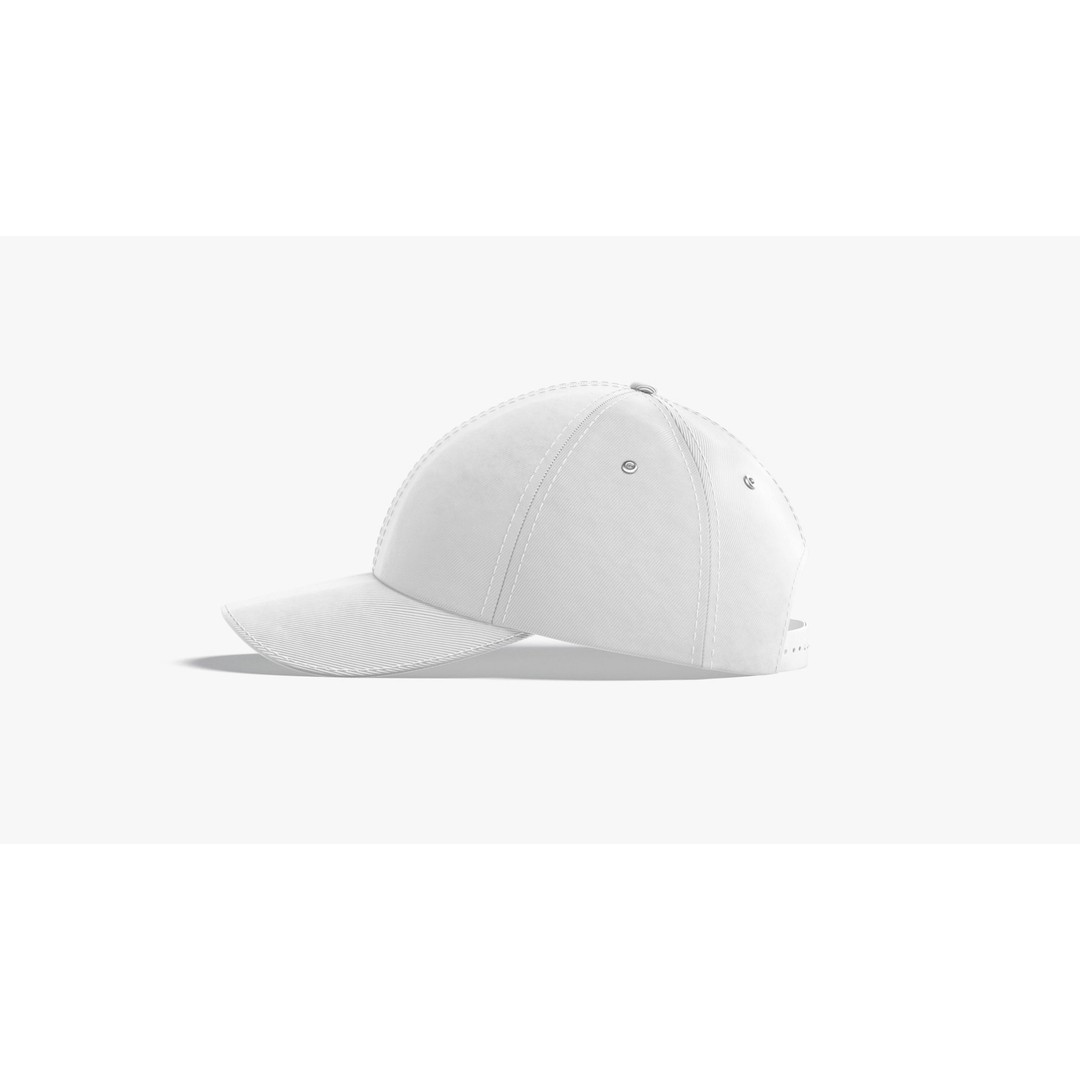 Baseball Cap 3D Model – Low Poly Game Asset, PBR Textures, FBX - View 6