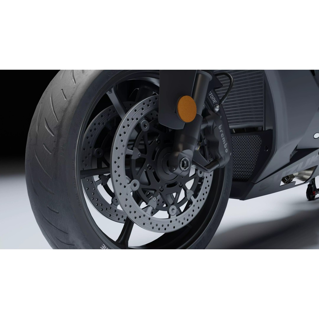 Suzuki GSX-R 1000 2020 3D Model – Low Poly Game Ready Asset, Blender, FBX - View 19