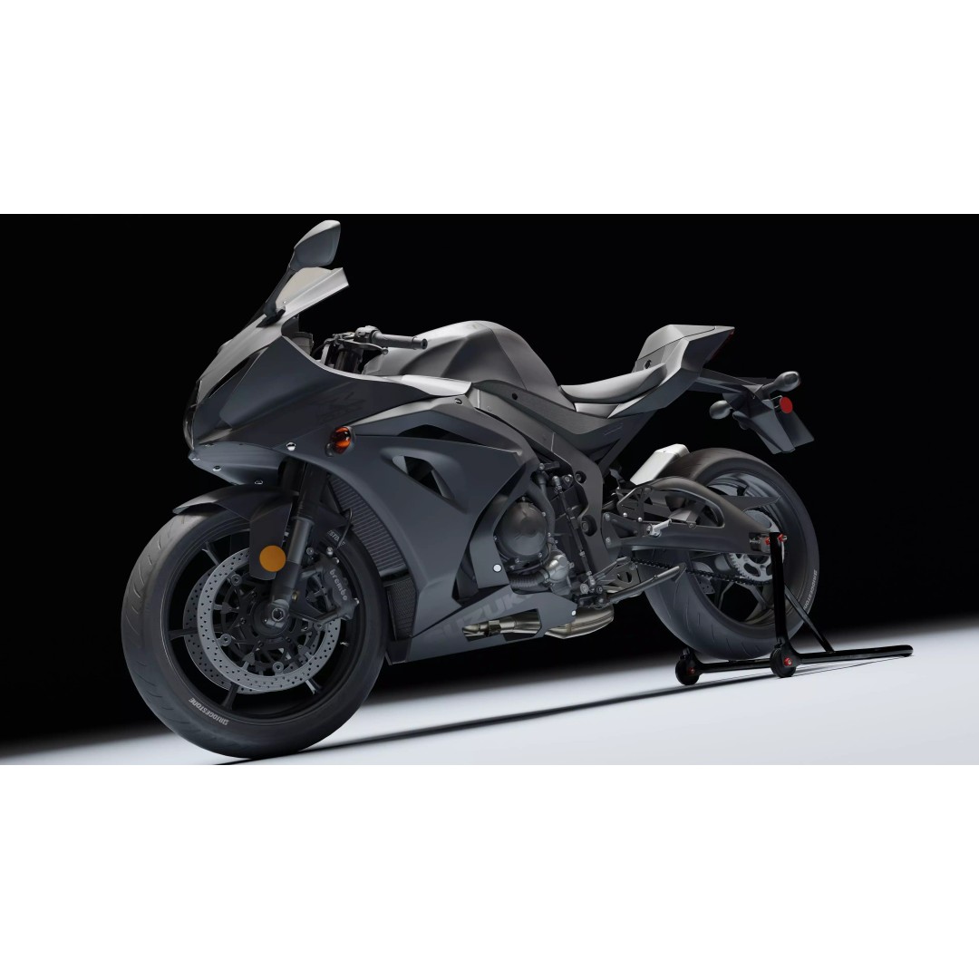 Suzuki GSX-R 1000 2020 3D Model – Low Poly Game Ready Asset, Blender, FBX - View 26