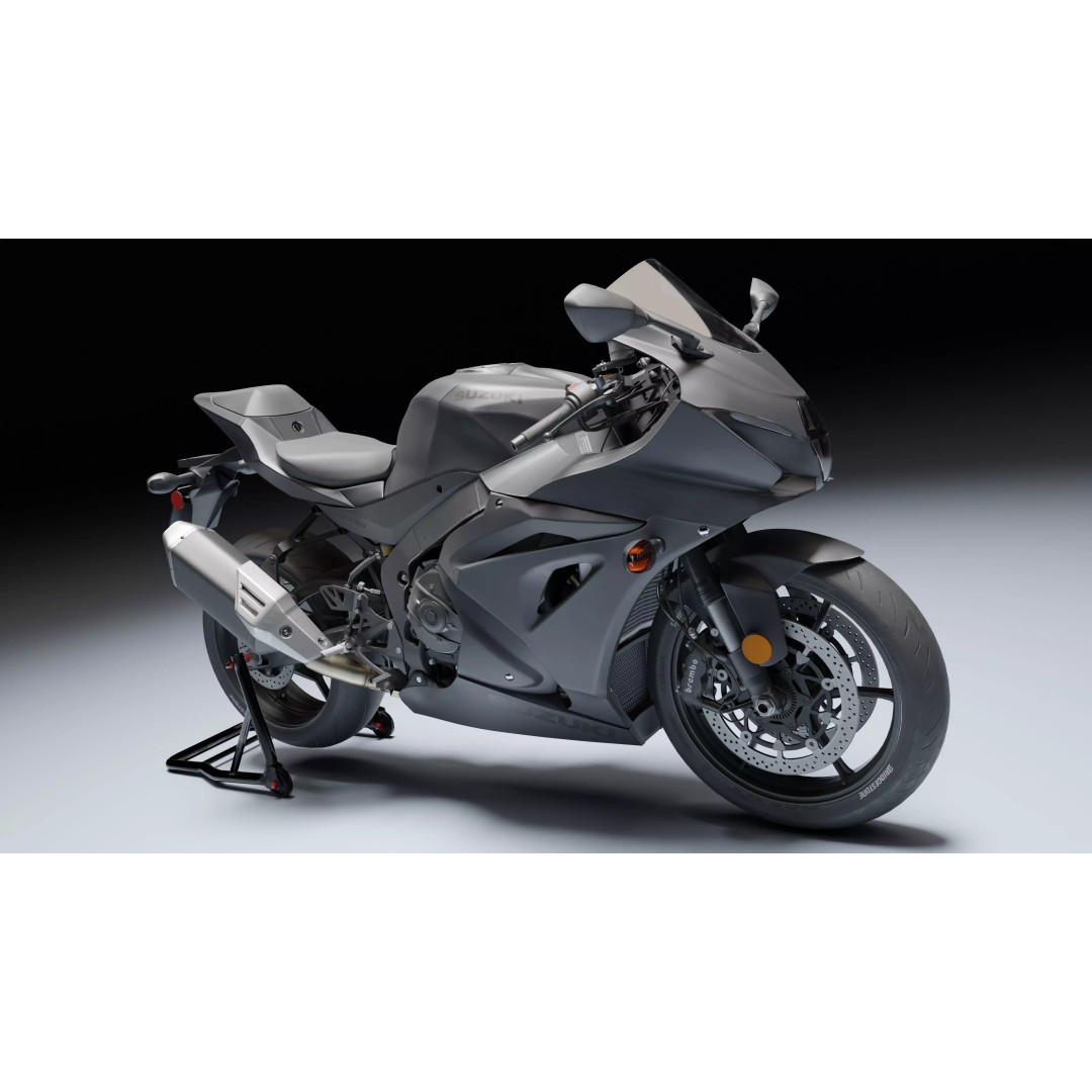 Suzuki GSX-R 1000 2020 3D Model – Low Poly Game Ready Asset, Blender, FBX - View 9