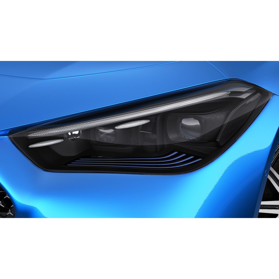 Mercedes-Benz CLE 2024 3D Model – Detailed Luxury Coupe, FBX, OBJ, Blender - View 10