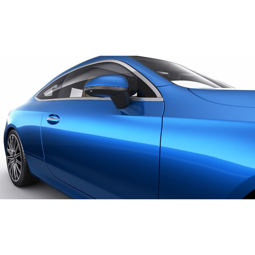 Mercedes-Benz CLE 2024 3D Model – Detailed Luxury Coupe, FBX, OBJ, Blender - View 18