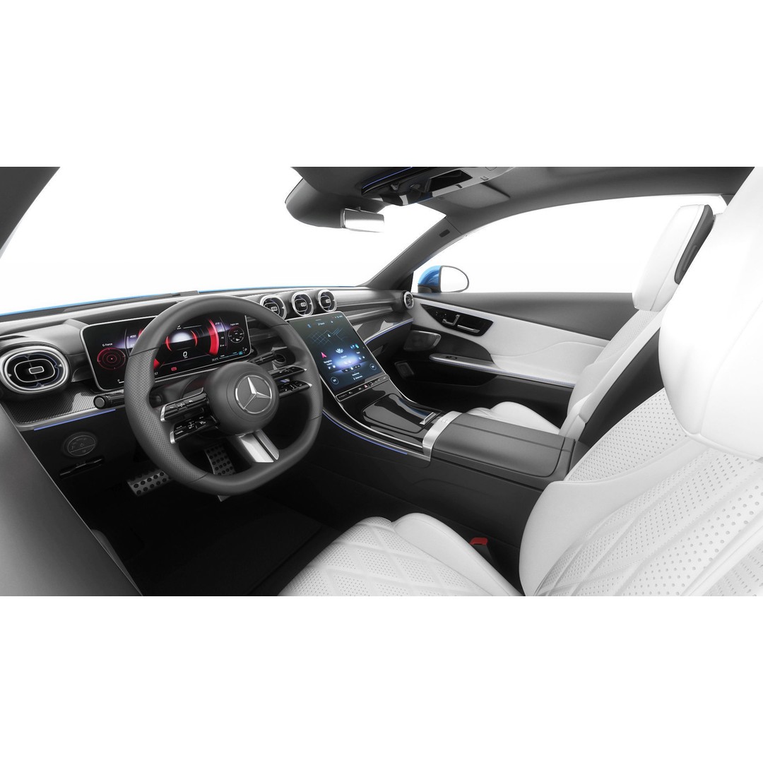 Mercedes-Benz CLE 2024 3D Model – Detailed Luxury Coupe, FBX, OBJ, Blender - View 22