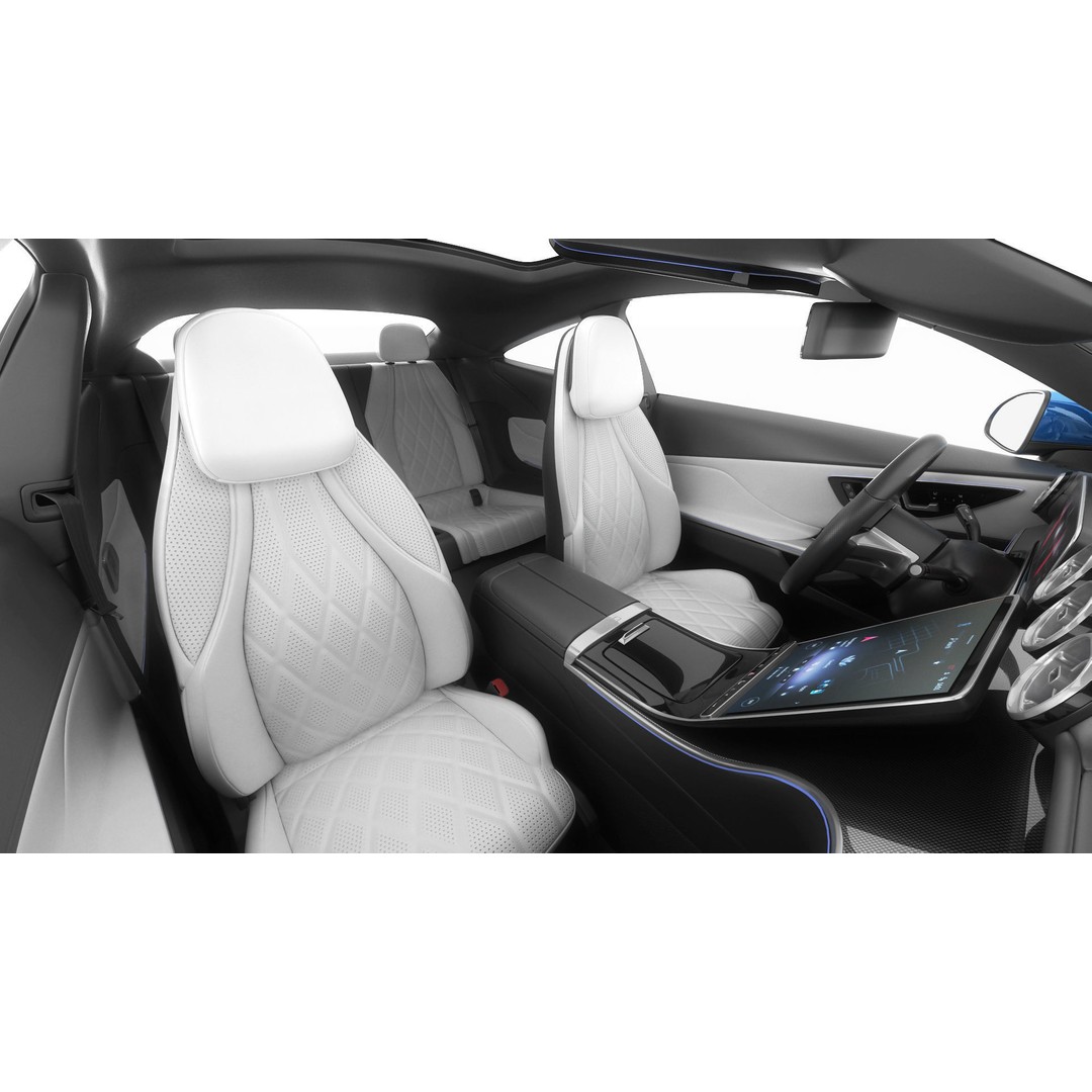Mercedes-Benz CLE 2024 3D Model – Detailed Luxury Coupe, FBX, OBJ, Blender - View 23