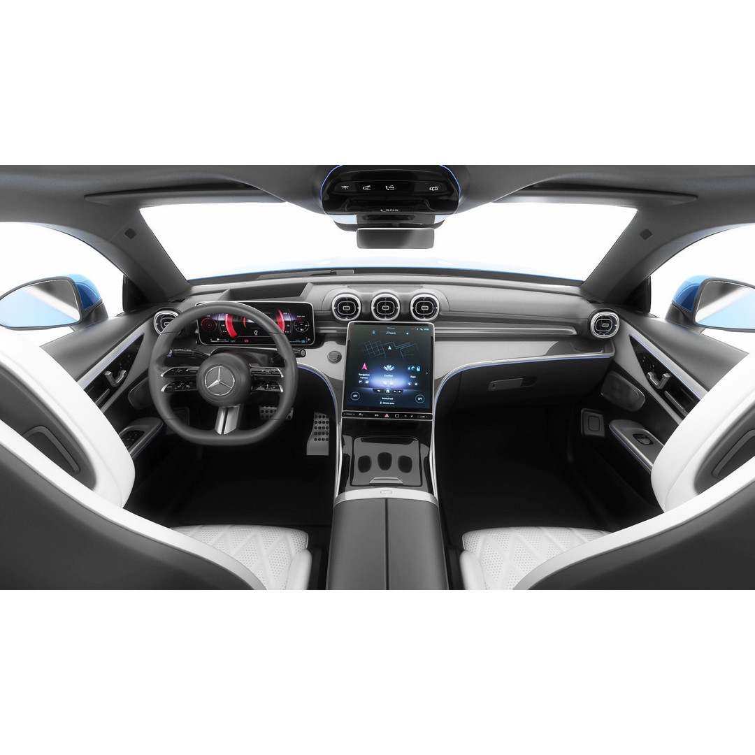 Mercedes-Benz CLE 2024 3D Model – Detailed Luxury Coupe, FBX, OBJ, Blender - View 24