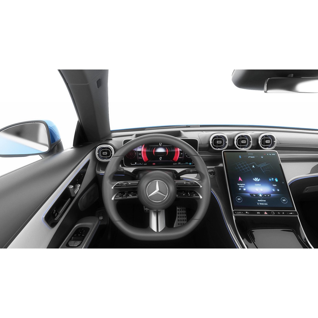 Mercedes-Benz CLE 2024 3D Model – Detailed Luxury Coupe, FBX, OBJ, Blender - View 26
