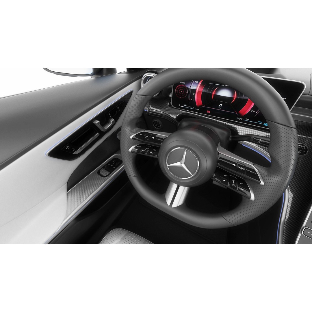Mercedes-Benz CLE 2024 3D Model – Detailed Luxury Coupe, FBX, OBJ, Blender - View 28