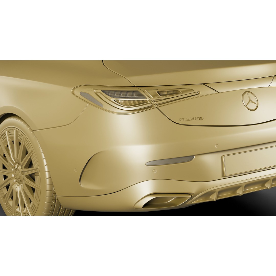 Mercedes-Benz CLE 2024 3D Model – Detailed Luxury Coupe, FBX, OBJ, Blender - View 32