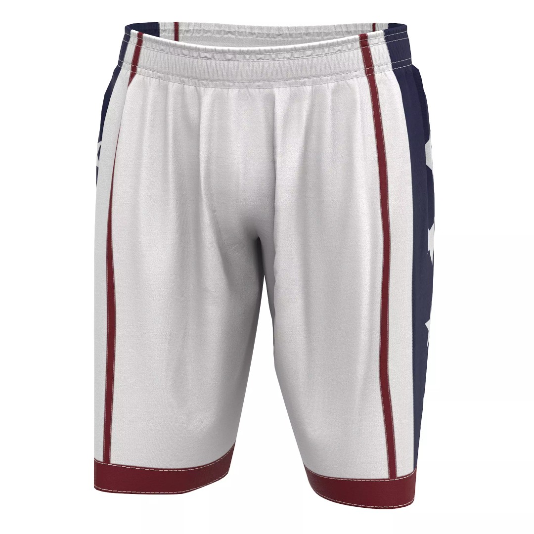 Shorts 3D Model – Low Poly Realistic Clothing, FBX, OBJ, Blender - View 14