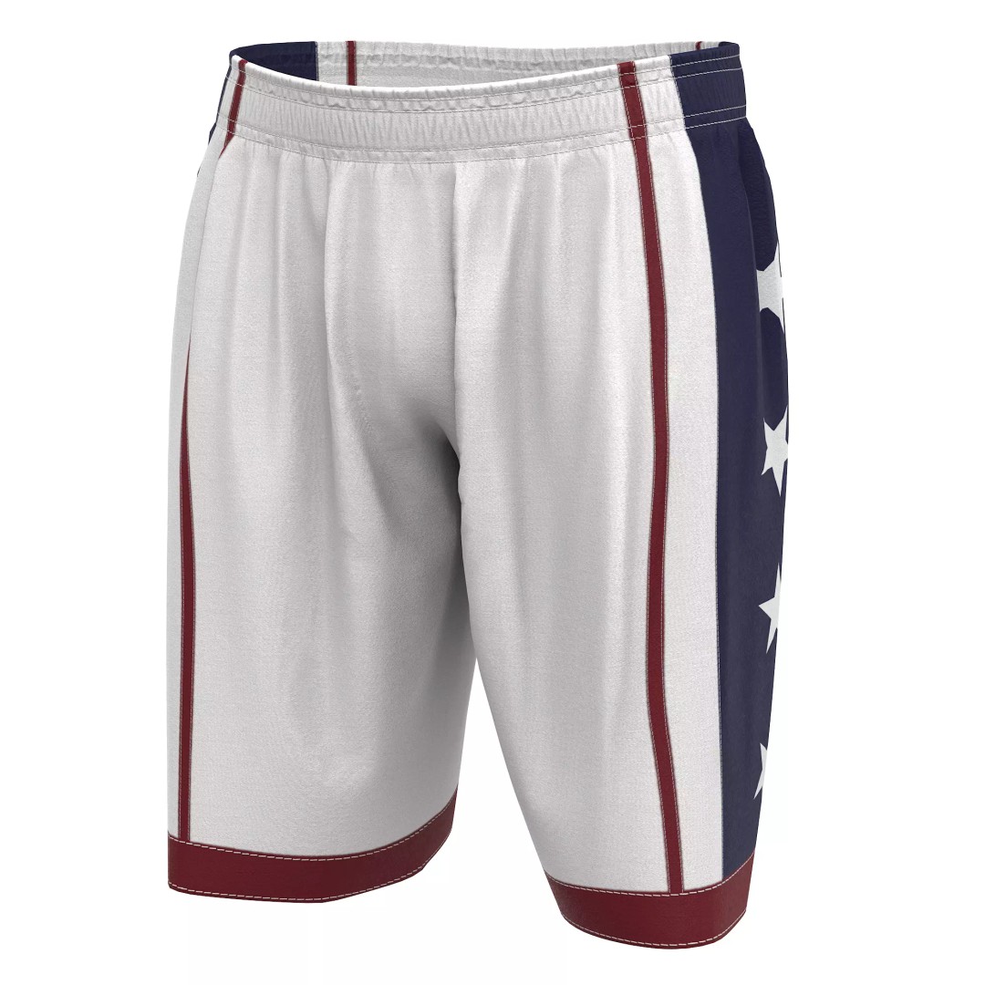 Shorts 3D Model – Low Poly Realistic Clothing, FBX, OBJ, Blender - View 15