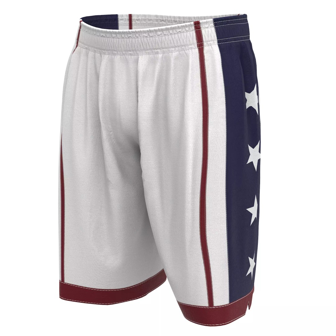 Shorts 3D Model – Low Poly Realistic Clothing, FBX, OBJ, Blender - View 16