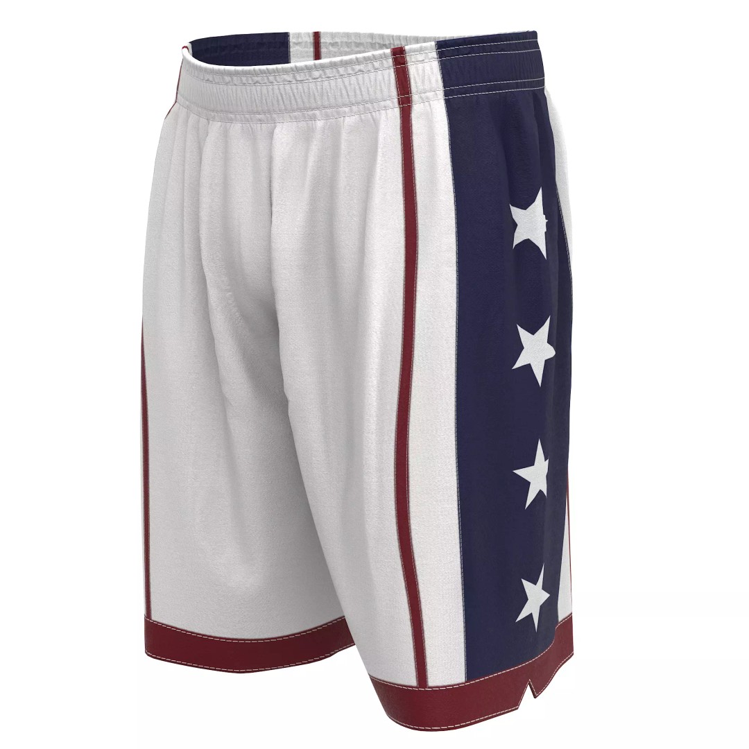 Shorts 3D Model – Low Poly Realistic Clothing, FBX, OBJ, Blender - View 17