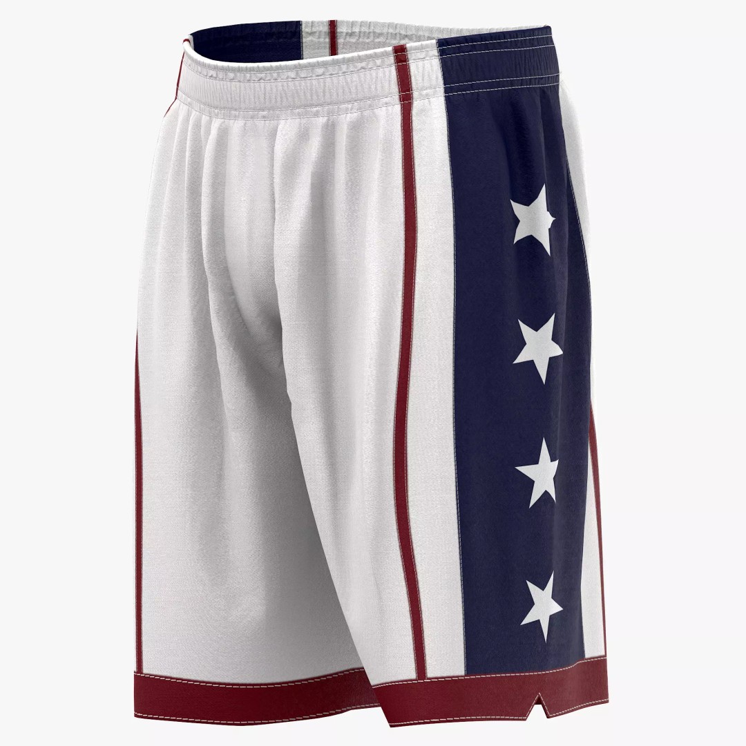 Shorts 3D Model – Low Poly Realistic Clothing, FBX, OBJ, Blender - View 2