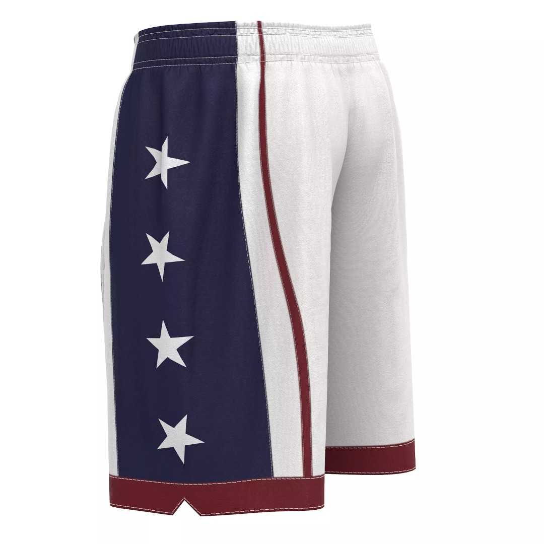 Shorts 3D Model – Low Poly Realistic Clothing, FBX, OBJ, Blender - View 24