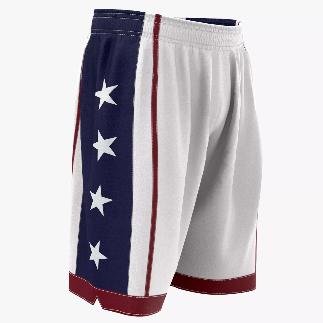 Shorts 3D Model – Low Poly Realistic Clothing, FBX, OBJ, Blender - View 3