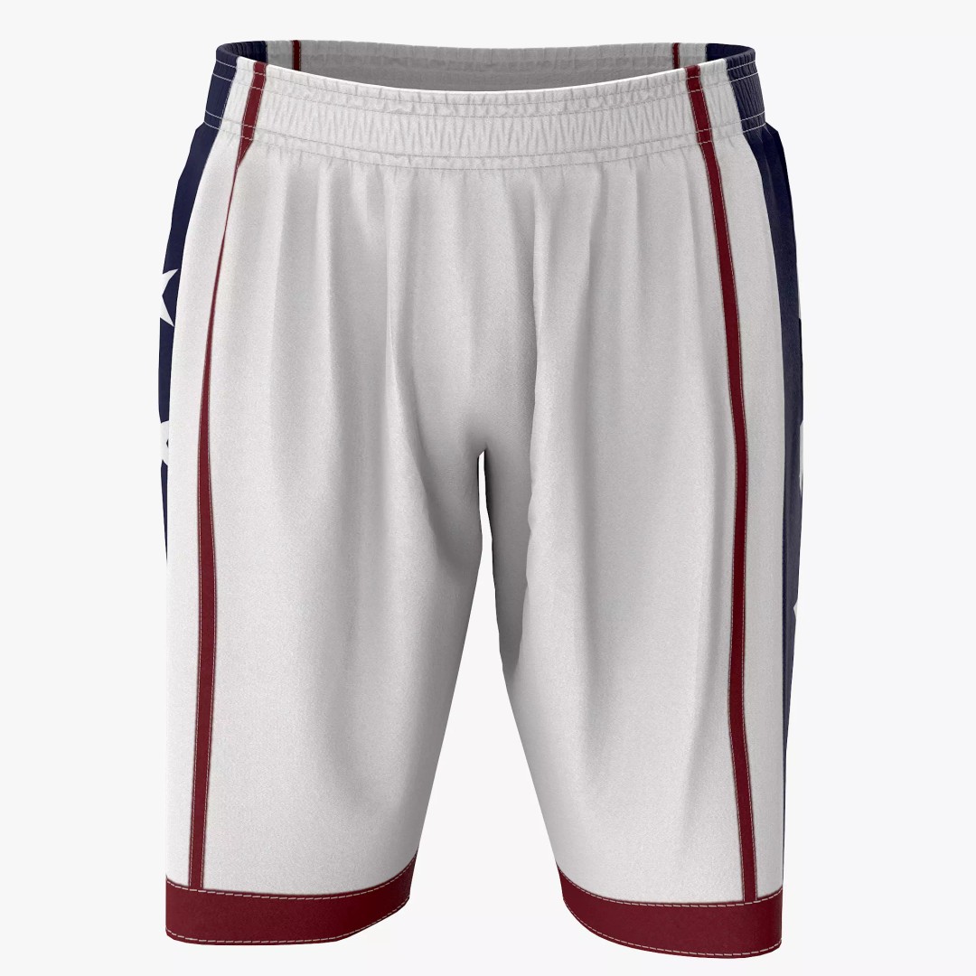 Shorts 3D Model – Low Poly Realistic Clothing, FBX, OBJ, Blender - View 4