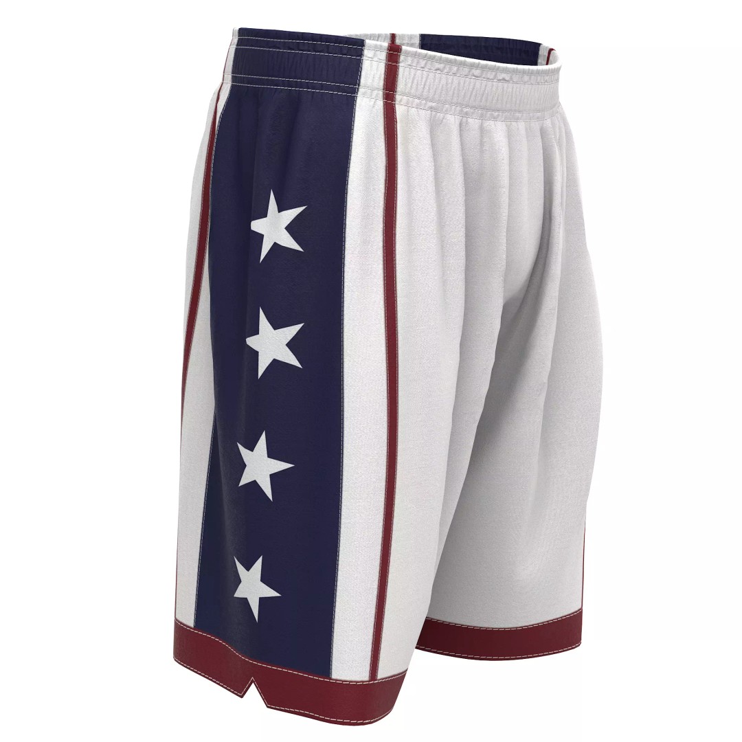 Shorts 3D Model – Low Poly Realistic Clothing, FBX, OBJ, Blender - View 40