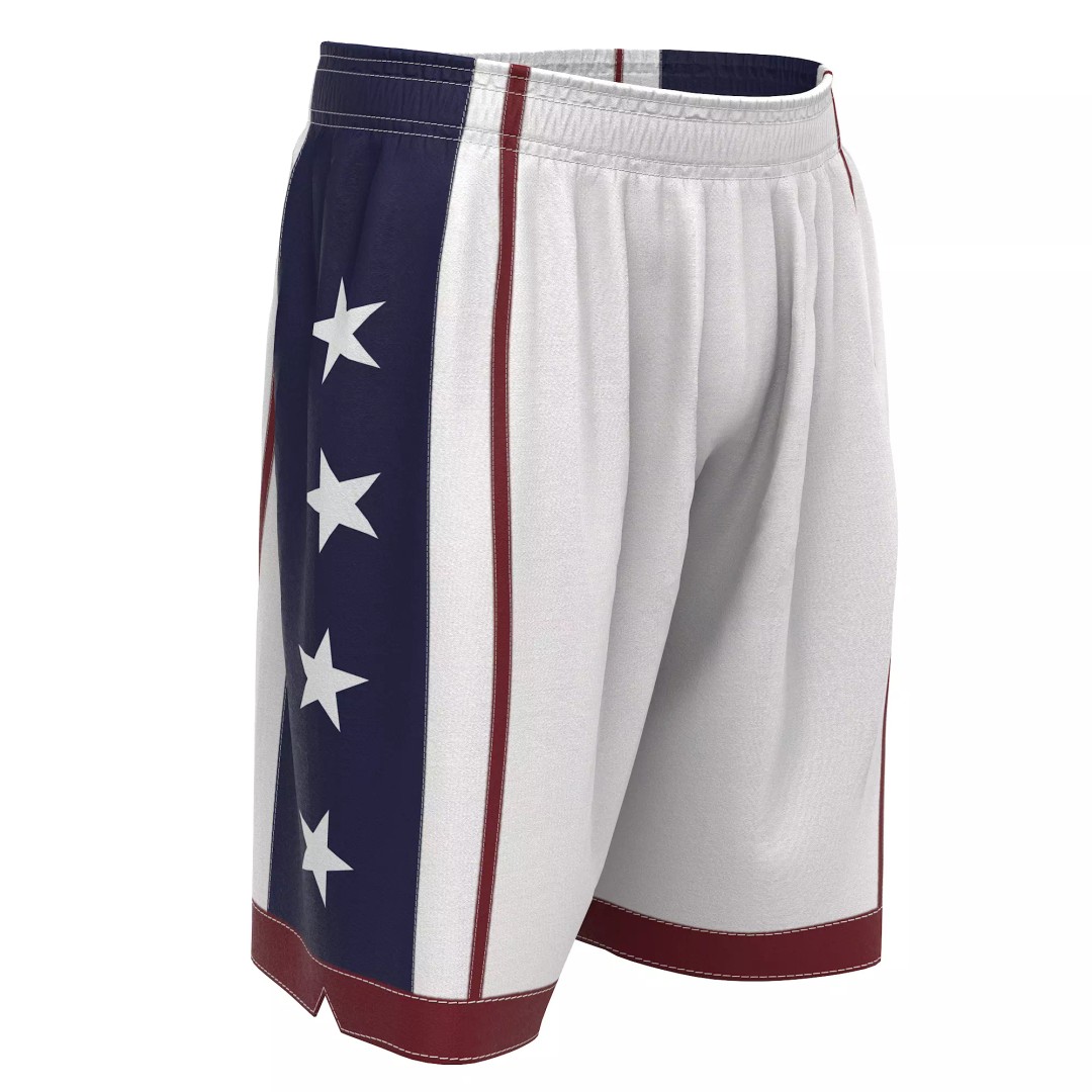 Shorts 3D Model – Low Poly Realistic Clothing, FBX, OBJ, Blender - View 41