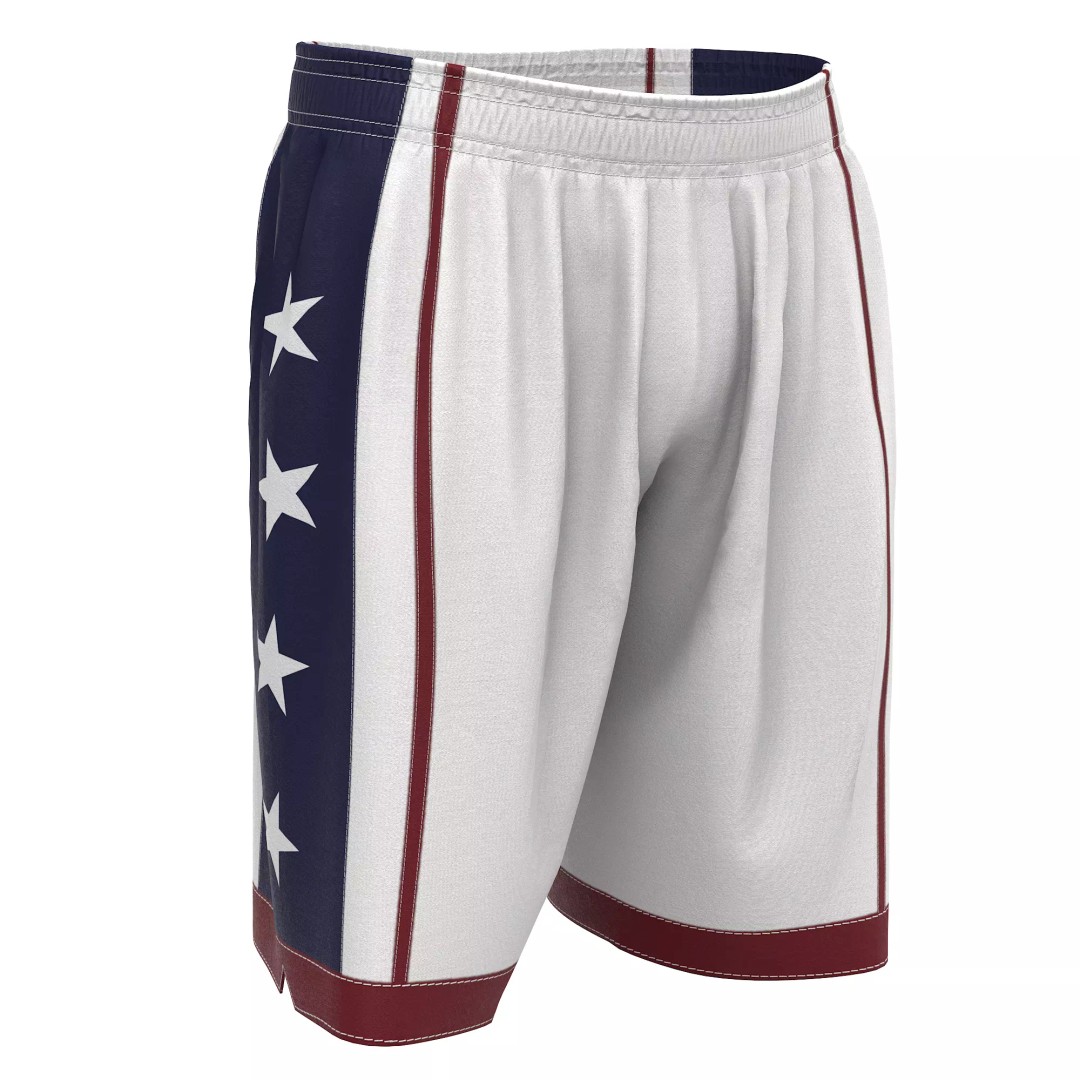 Shorts 3D Model – Low Poly Realistic Clothing, FBX, OBJ, Blender - View 42