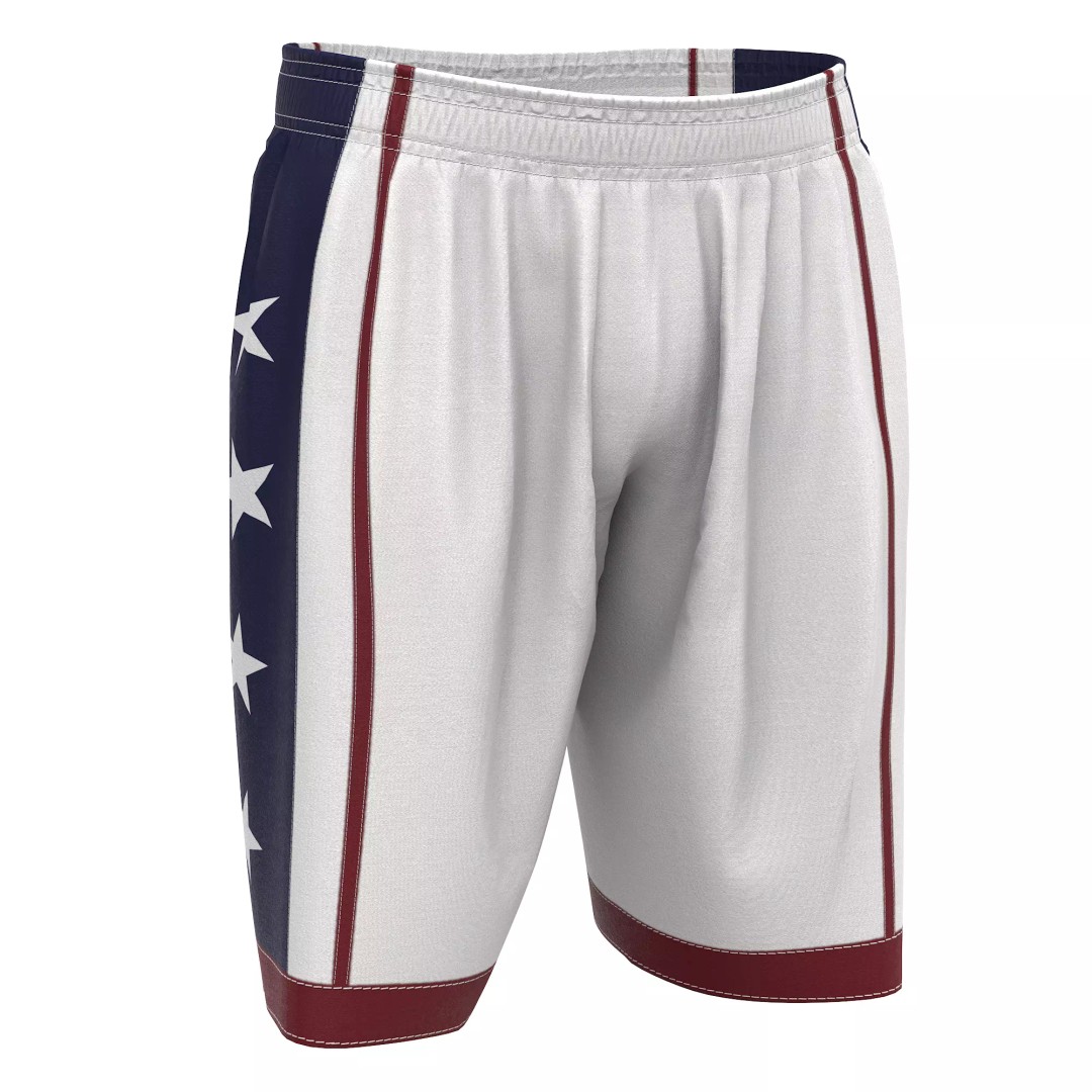 Shorts 3D Model – Low Poly Realistic Clothing, FBX, OBJ, Blender - View 43