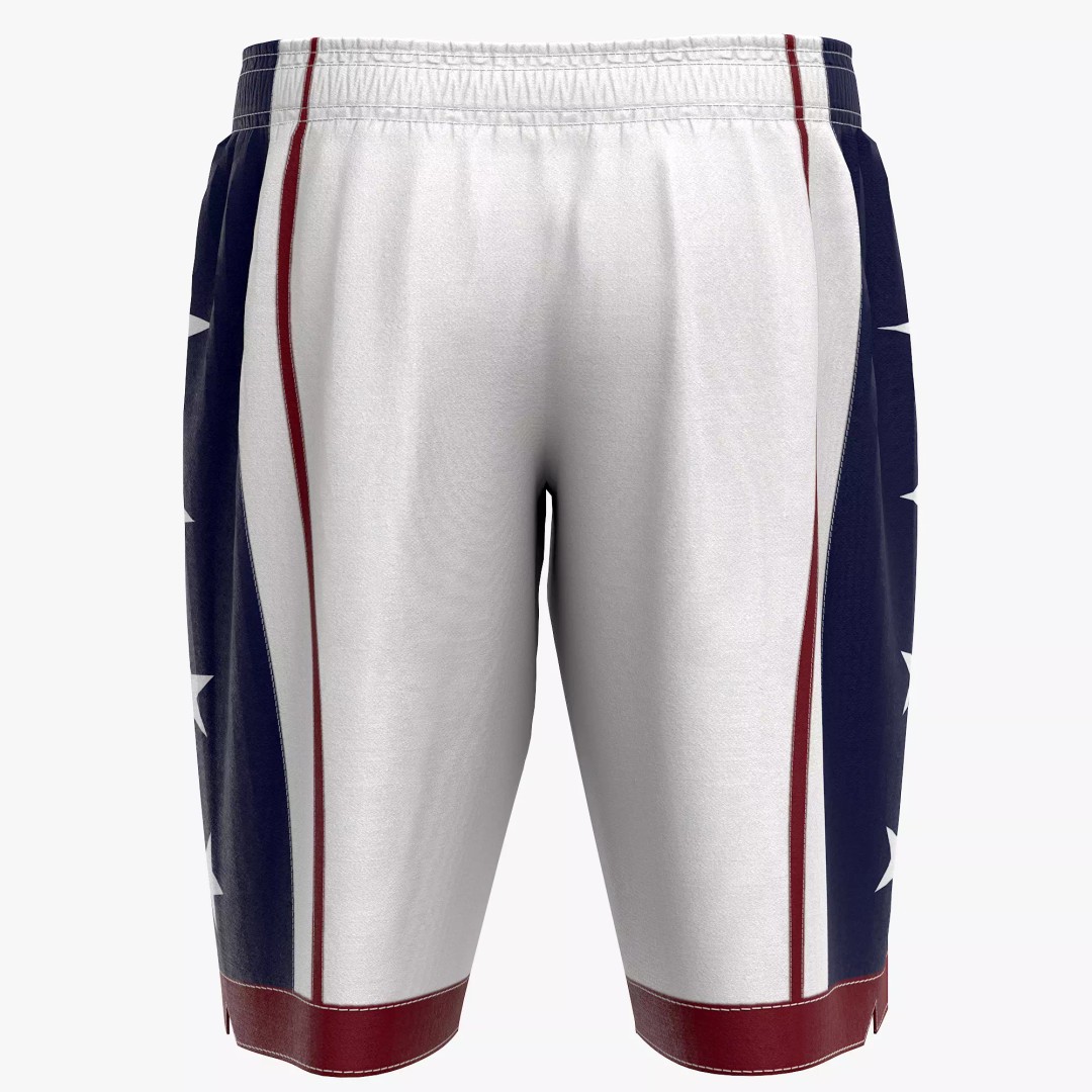 Shorts 3D Model – Low Poly Realistic Clothing, FBX, OBJ, Blender - View 6