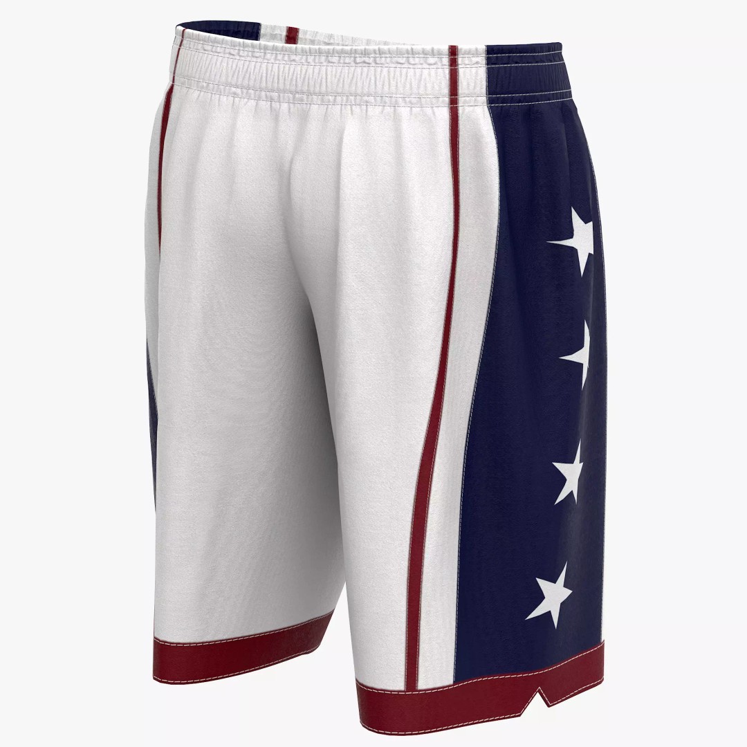 Shorts 3D Model – Low Poly Realistic Clothing, FBX, OBJ, Blender - View 7