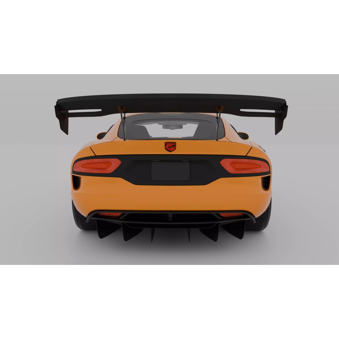Dodge Viper ACR 3D Model – High Poly Racecar with PBR Textures, FBX/OBJ - View 11