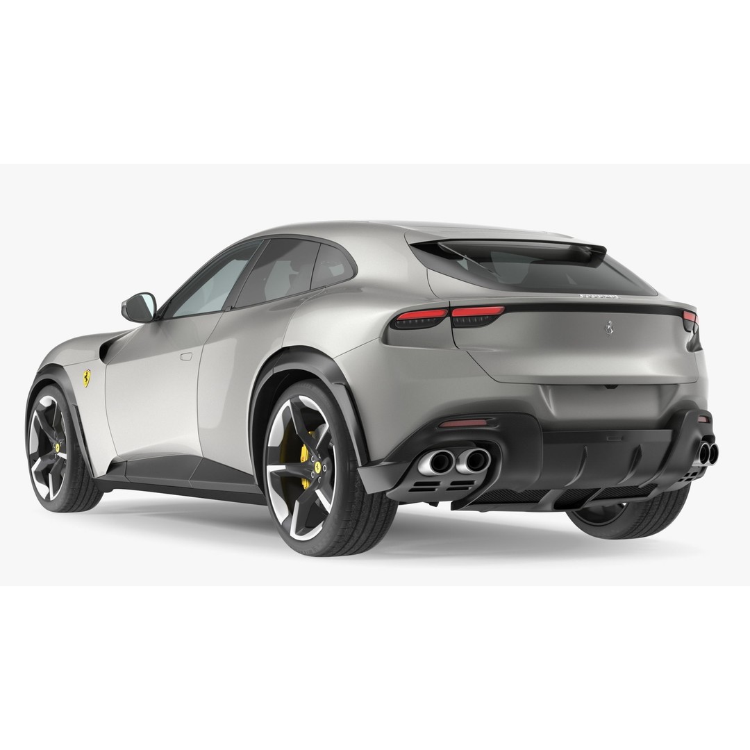 2023 Ferrari Purosangue 3D Model – Rigged SUV Asset, FBX - View 14
