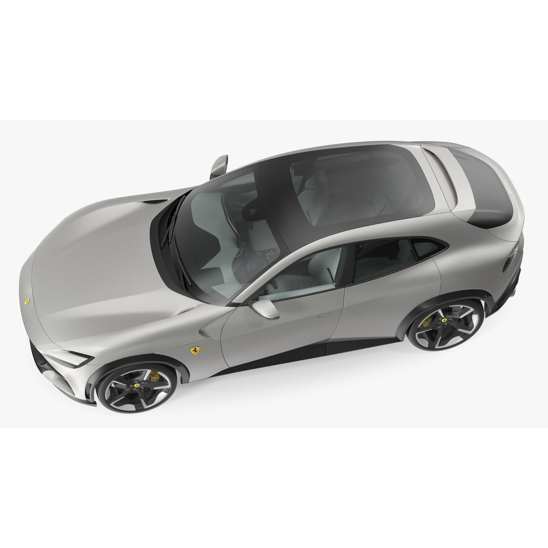 2023 Ferrari Purosangue 3D Model – Rigged SUV Asset, FBX - View 15