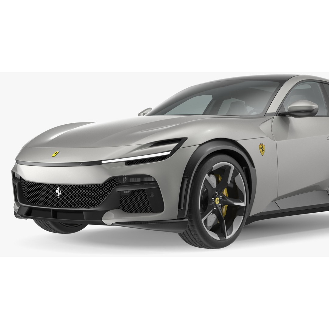 2023 Ferrari Purosangue 3D Model – Rigged SUV Asset, FBX - View 17