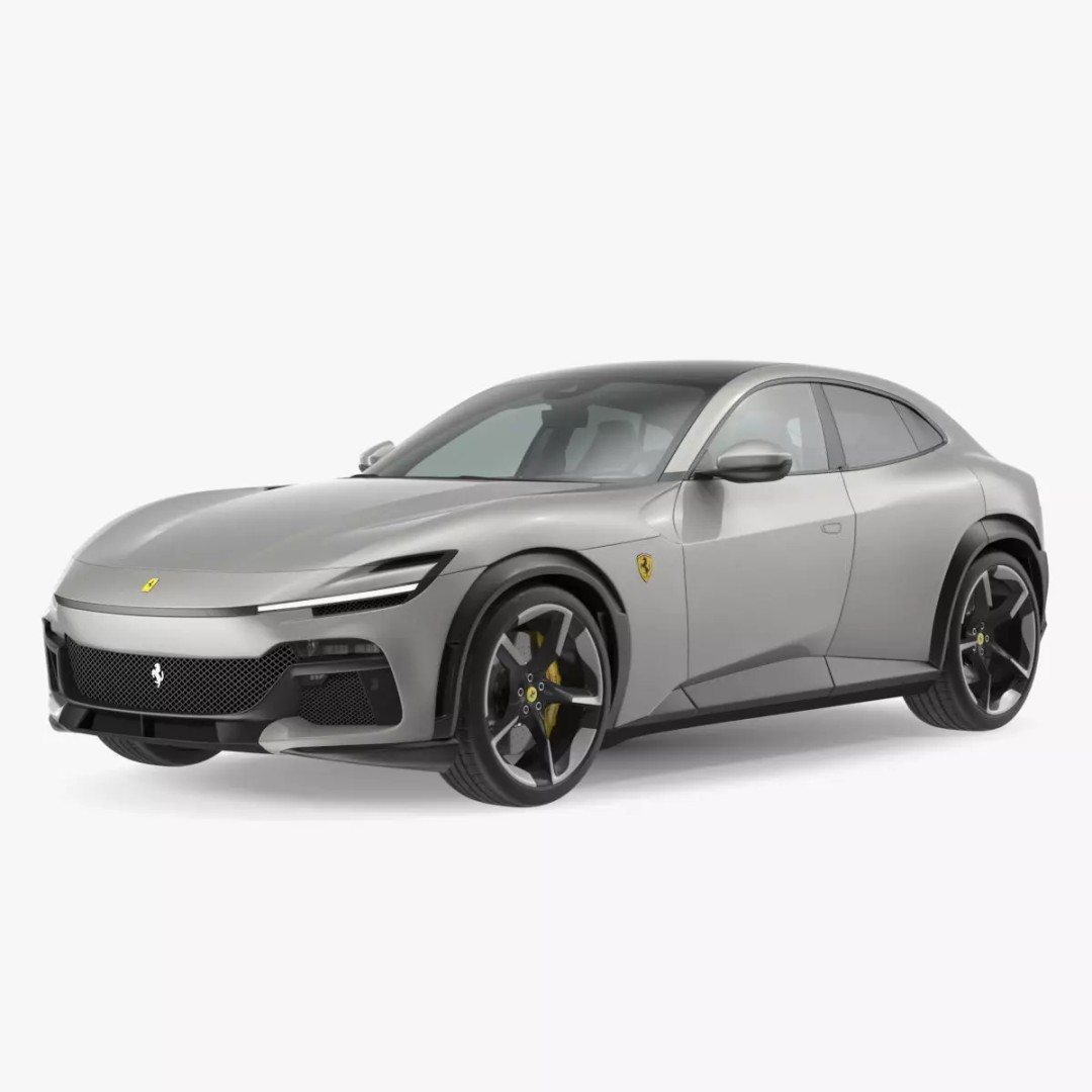 2023 Ferrari Purosangue 3D Model – Rigged SUV Asset, FBX - View 2
