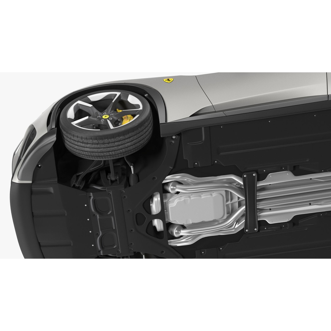 2023 Ferrari Purosangue 3D Model – Rigged SUV Asset, FBX - View 24