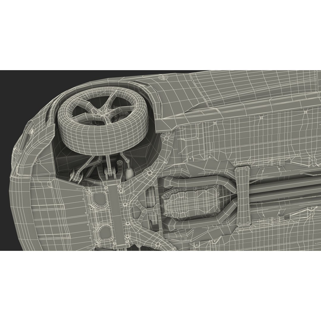 2023 Ferrari Purosangue 3D Model – Rigged SUV Asset, FBX - View 43