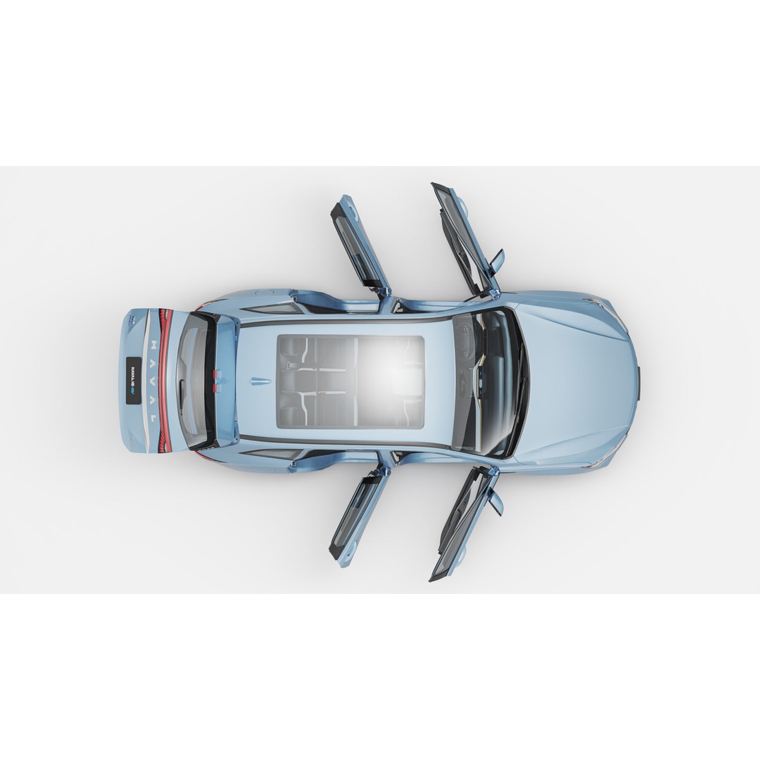 2024 GWM Haval H6 HEV 3D Model – High Poly SUV, FBX, Blender - View 11