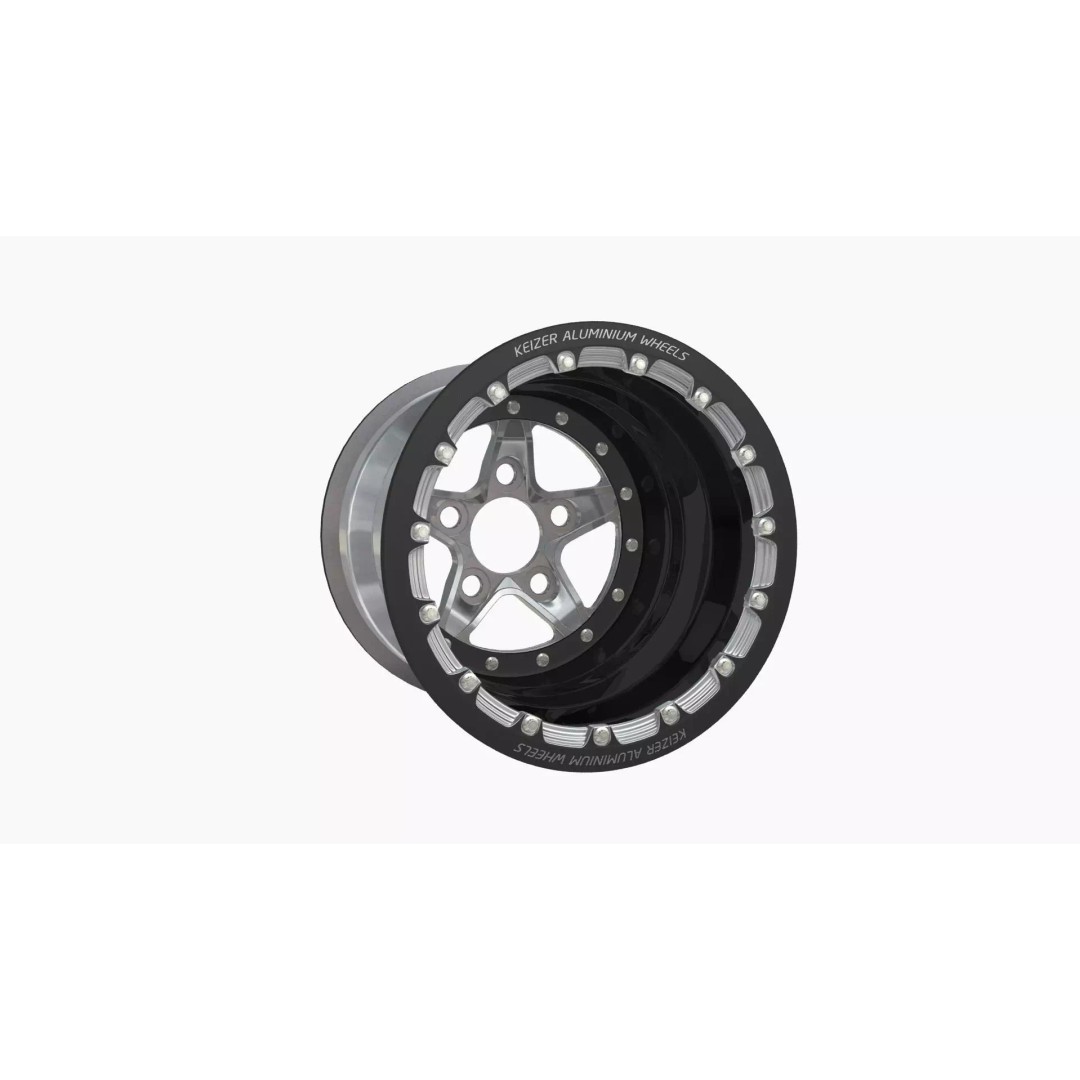 Keizer Verbrand Forged Drag Wheel 3D Model – Low Poly Game Asset, FBX - View 2