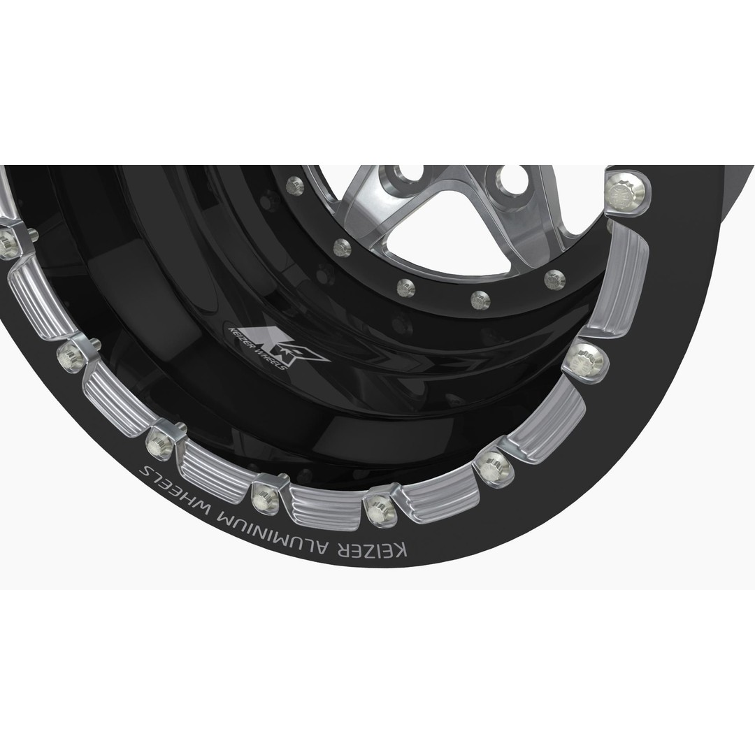 Keizer Verbrand Forged Drag Wheel 3D Model – Low Poly Game Asset, FBX - View 6
